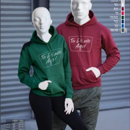 Sudadera Capucha y Cangurera Unisex